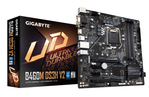 Bekijk afbeelding 2 van Gigabyte 1200 B460M DS3H V2 - M.2/HDMI/DVI/VGA/ÂµATX